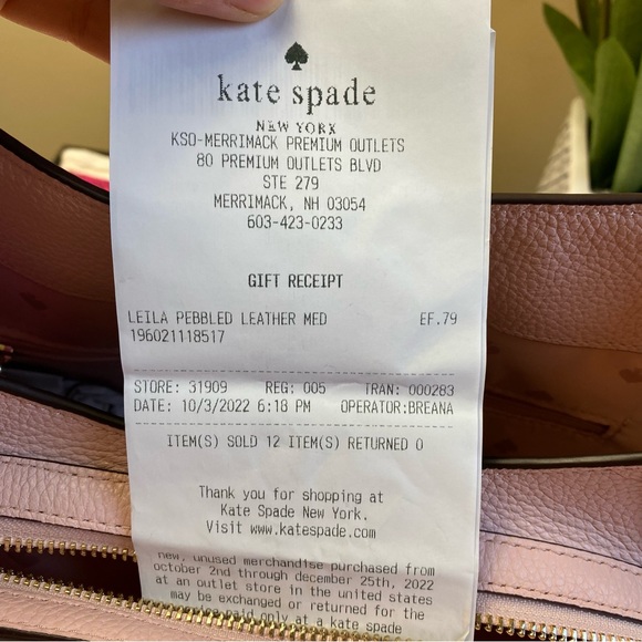 Kate spade leila medium triple compartment shoulder bag - Picture 10 of 12